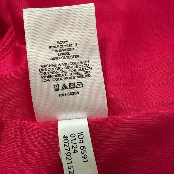 NWOT Express Vibrant Pink Jumpsuit - Picture 8 of 8